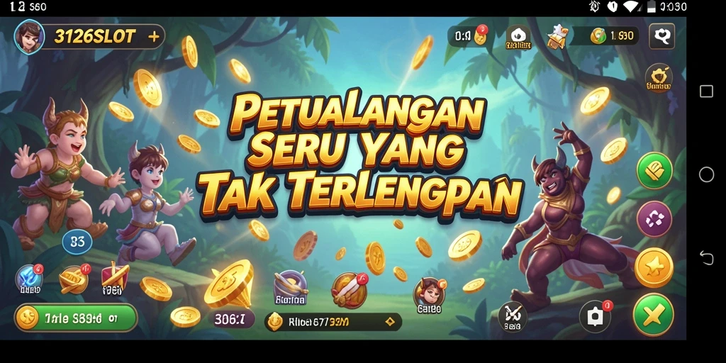 Tampilan gameplay seru dalam petualangan 3126SLOT yang menakjubkan.