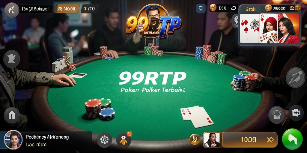 Tampilan menarik dari gameplay Poker di 99RTP.