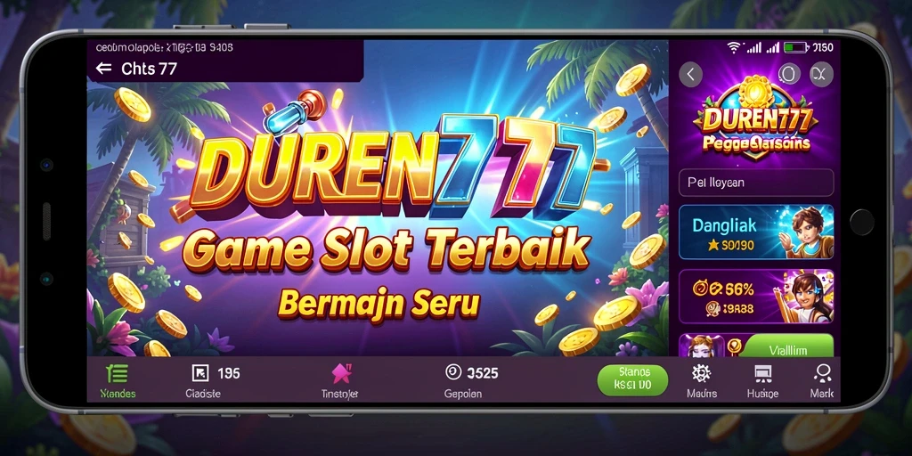 Screenshot DUREN777 yang menampilkan gameplay Slot yang seru dan interaktif.