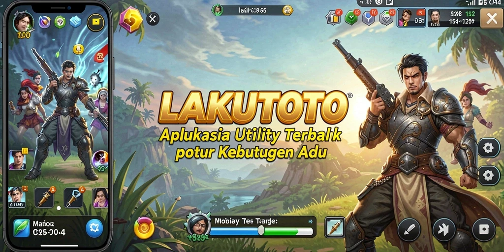 Tampilan antarmuka LAKUTOTO yang sederhana dan fungsional.