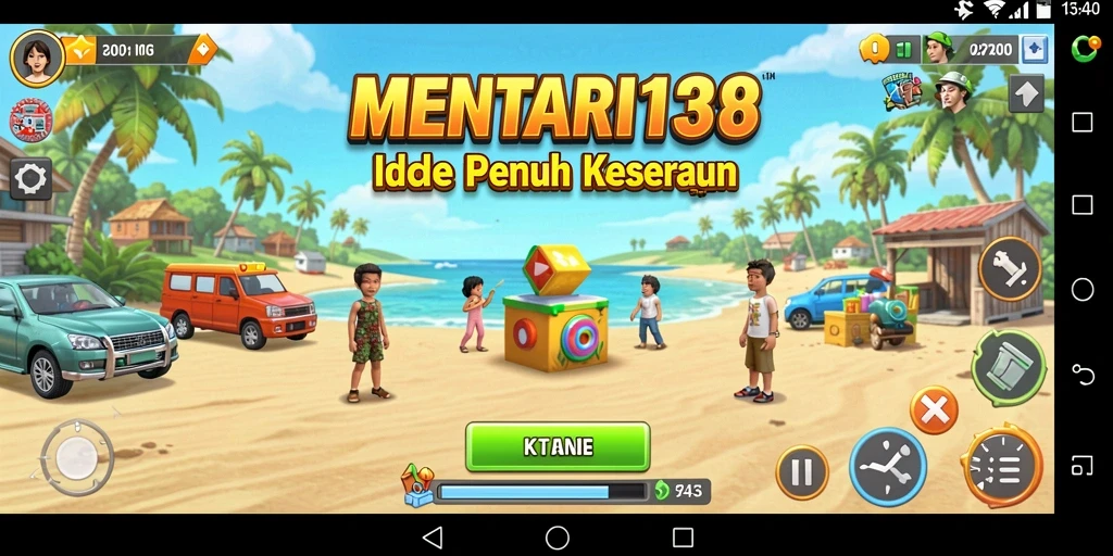 Screenshot gameplay <strong>MENTARI138</strong> yang mengasyikkan dalam genre Idle.