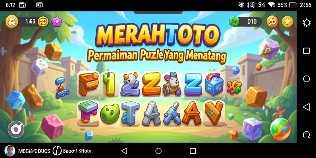 Tampilan gameplay MERAHTOTO yang menantang dan menarik.
