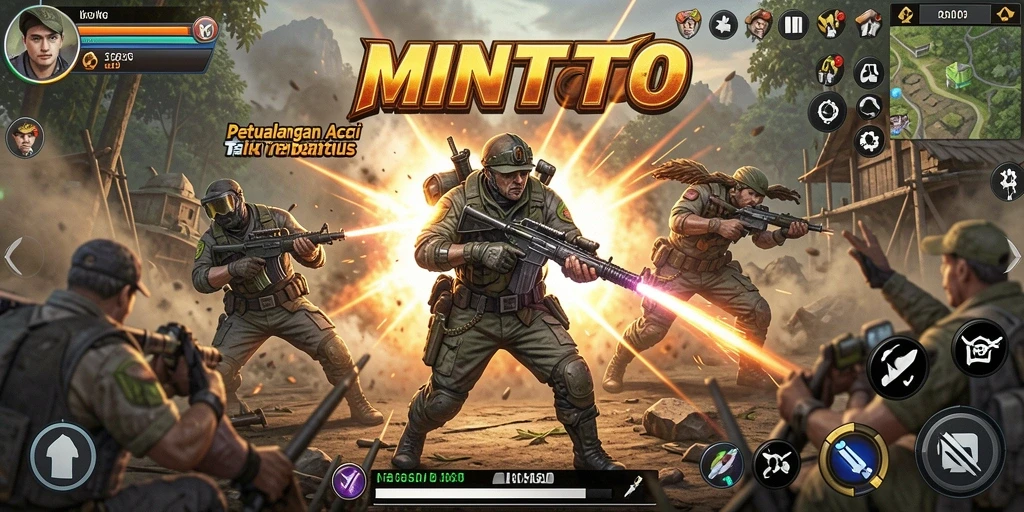 Tampilan utama gameplay MINTOTO yang menegangkan dan seru.