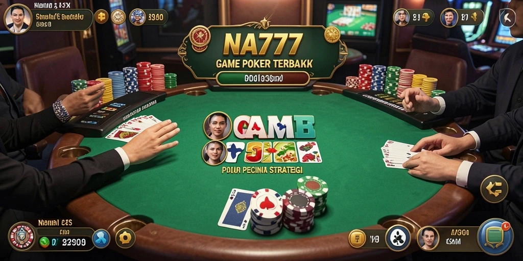 Tampilan mengesankan dari permainan poker NA777 dalam aksi.