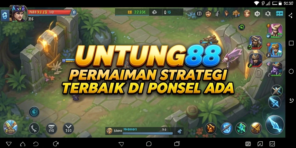 Tangkapan layar <strong>UNTUNG88</strong> menampilkan pertempuran strategi yang epik.